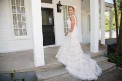 Beautiful bride in her beautiful wedding gown!